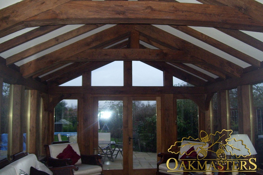 Sunroom extension with oak windows - Oakmasters